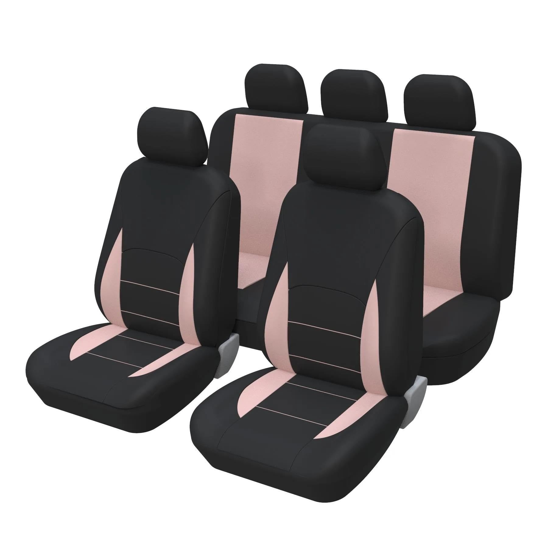 DZSFSTRHRRT Sitzbezüge Auto Auto Innen Abdeckungen Für Odyssey Für Pilot Für Vezel Für Stream Stoff Auto Seat Protector Abdeckung Stuhl Sitz Pad Autositzbezüge(E-pink) von DZSFSTRHRRT