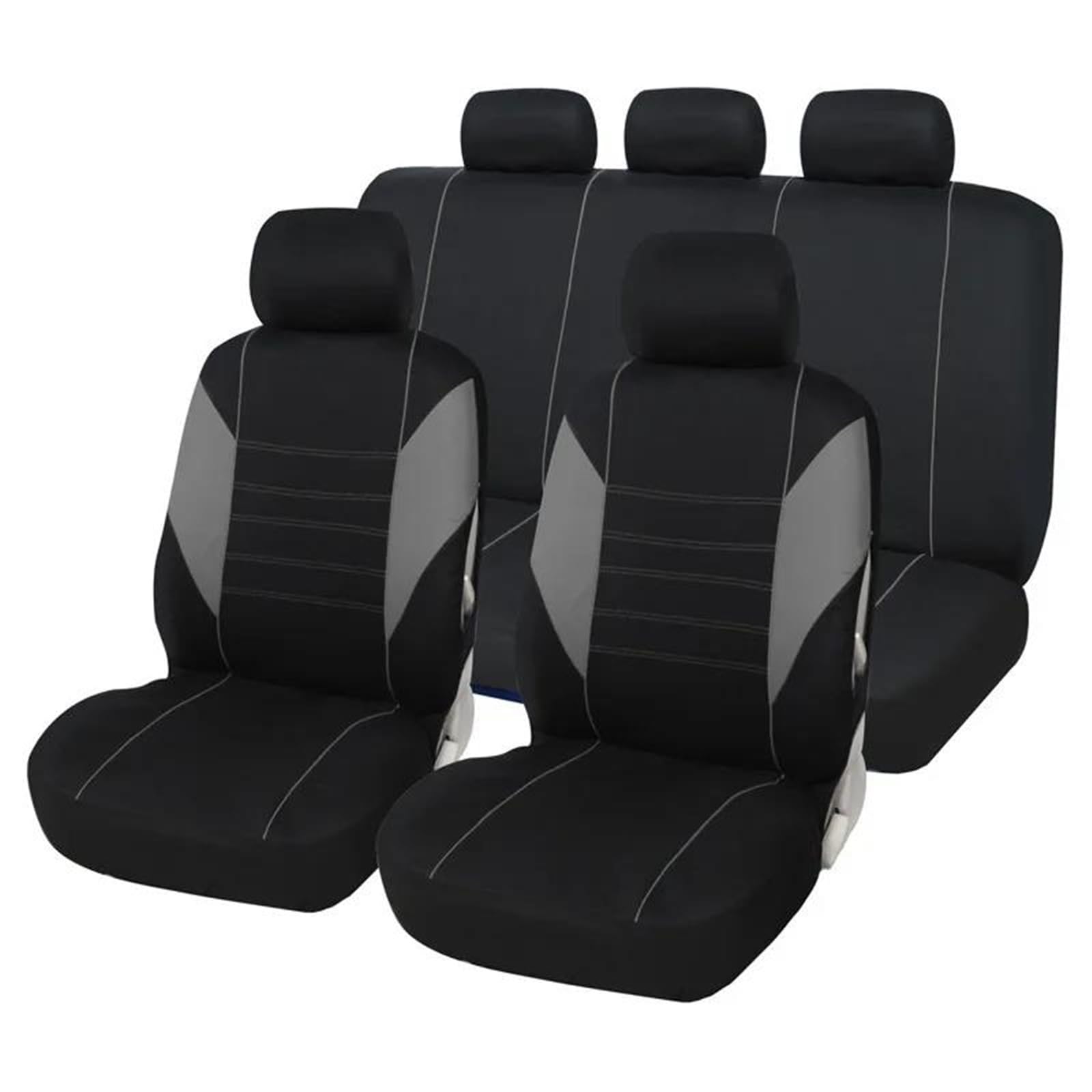 DZSFSTRHRRT Sitzbezüge Auto Auto Innen Abdeckungen Für Shuttle Für URV Für Inspier Für XRV Stoff Auto Seat Protector Abdeckung Stuhl Sitz Pad Autositzbezüge(B-Grey) von DZSFSTRHRRT