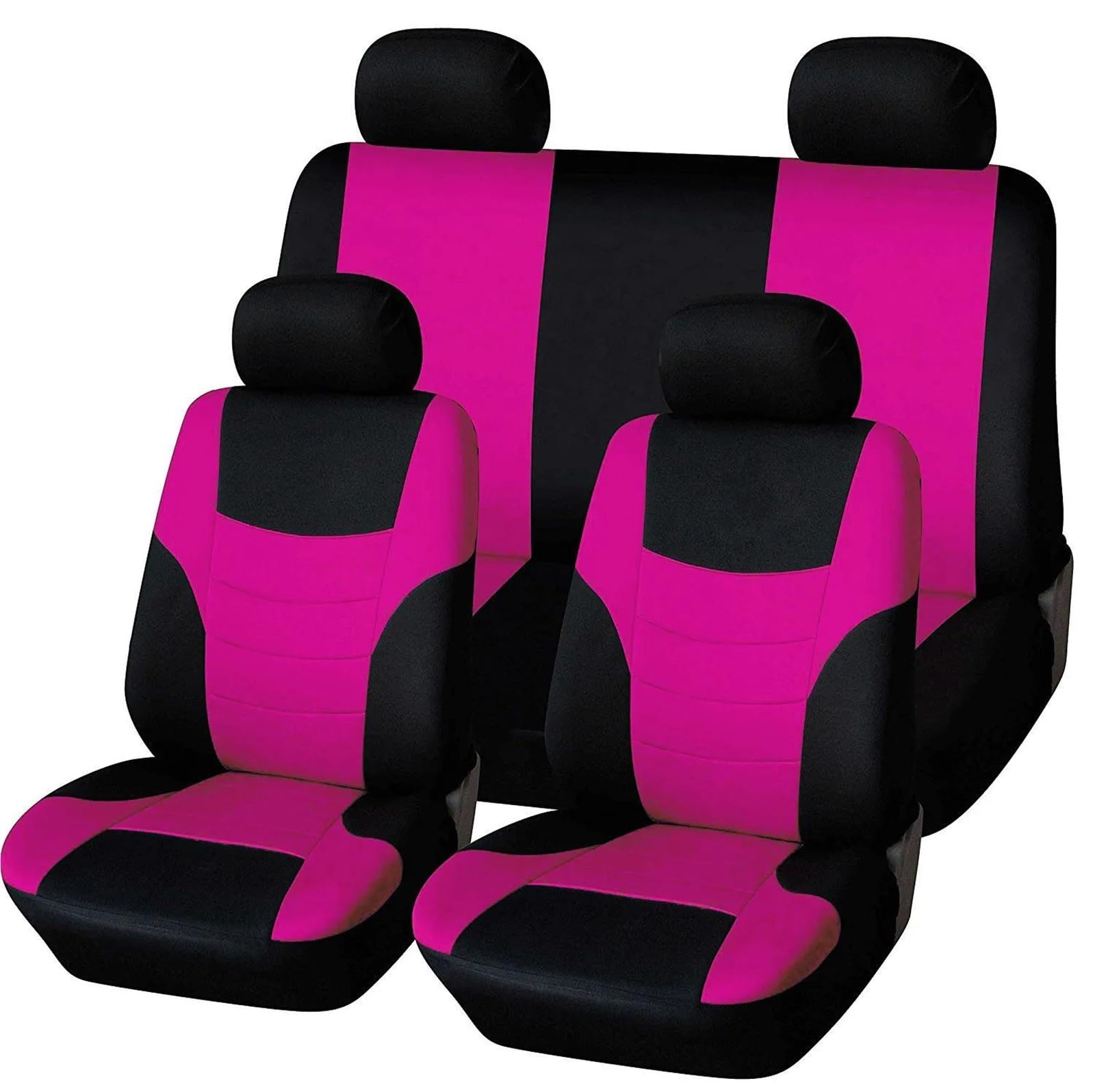 DZSFSTRHRRT Sitzbezüge Auto Auto Innen Abdeckungen Für Shuttle Für URV Für Inspier Für XRV Stoff Auto Seat Protector Abdeckung Stuhl Sitz Pad Autositzbezüge(C-pink) von DZSFSTRHRRT