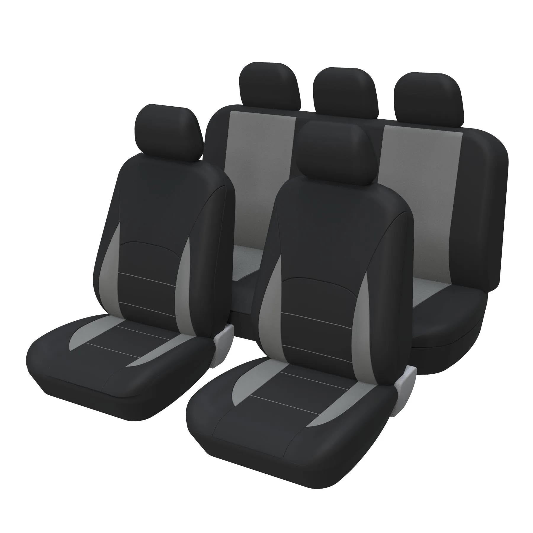 DZSFSTRHRRT Sitzbezüge Auto Auto Innen Abdeckungen Für Shuttle Für URV Für Inspier Für XRV Stoff Auto Seat Protector Abdeckung Stuhl Sitz Pad Autositzbezüge(E-Grey) von DZSFSTRHRRT