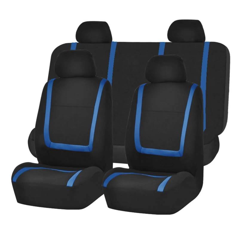 DZSFSTRHRRT Sitzbezüge Auto Auto Kissen Für Nissan Für Pathfinder Für Versa GTR 350Z Für Sunny Stoff Auto Sitzbezüge Auto Innen Autositzbezüge(5Seats-Bueg) von DZSFSTRHRRT