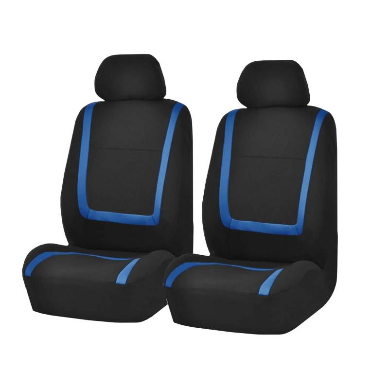 DZSFSTRHRRT Sitzbezüge Auto Auto Kissen Für Teana Für Qashqai Für X-Trail Für Murano Für Maxima Stoff Auto Sitzbezüge Auto Innen Autositzbezüge(2Seats-Blue) von DZSFSTRHRRT