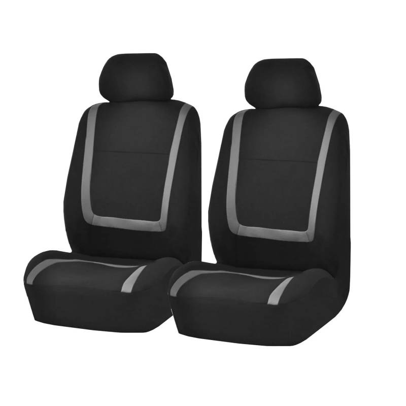 DZSFSTRHRRT Sitzbezüge Auto Auto Kissen Für Teana Für Qashqai Für X-Trail Für Murano Für Maxima Stoff Auto Sitzbezüge Auto Innen Autositzbezüge(2Seats-Grey) von DZSFSTRHRRT