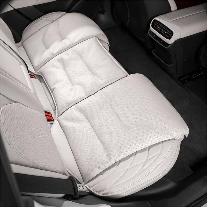 DZSFSTRHRRT Sitzbezüge Auto Auto Sitz Abdeckung Luxus Leder Auto Sitzkissen Protector Pad Für Infiniti Q50 Q70 QX70 FX35 Q30 G37 QX60 G35 g25 Auto Kissen Autositzbezüge(Gray-Back Row) von DZSFSTRHRRT