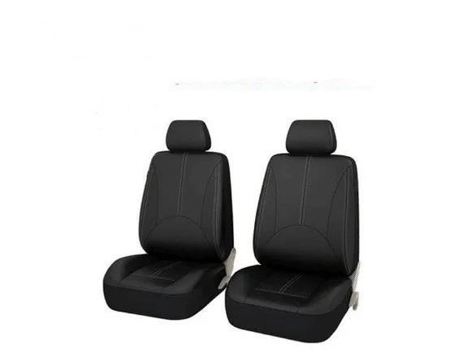 DZSFSTRHRRT Sitzbezüge Auto Auto Sitzbezug Für Nissan Für X Trail T32 Für Tiida Für Kicks Für Versa Full Surround Auto Zubehör Autositzbezüge(2pcs-Black) von DZSFSTRHRRT