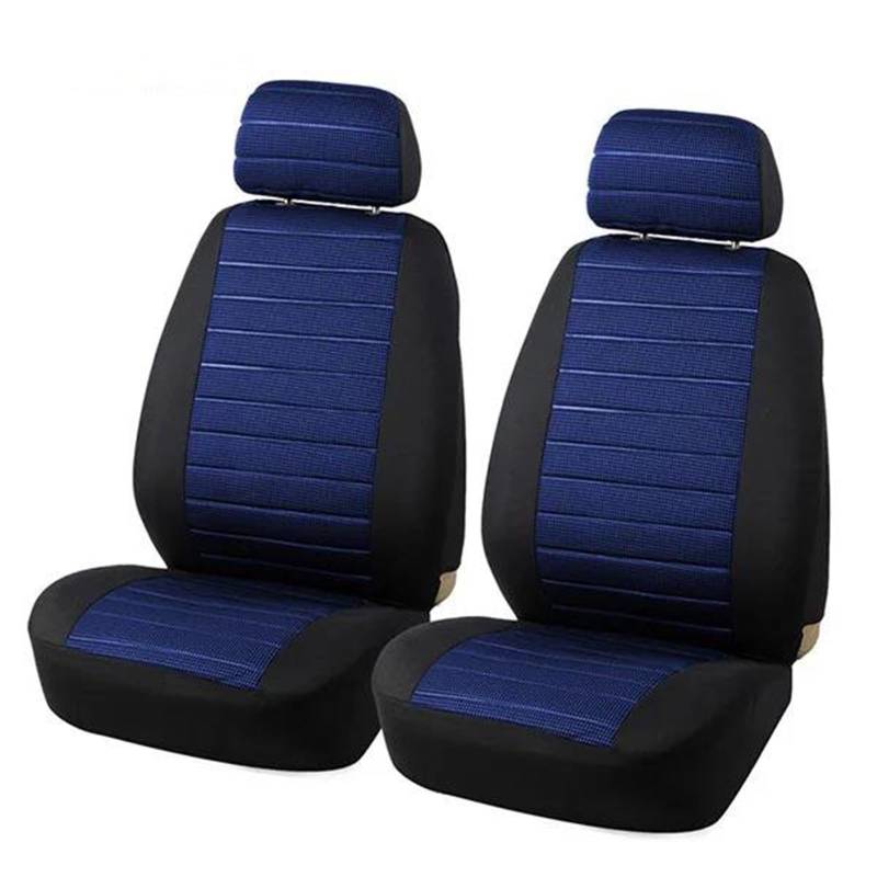 DZSFSTRHRRT Sitzbezüge Auto Autositzbezüge Schutzhülle für Ford für Fiesta für MK8 für Focus für MK3 5 Autositzbezüge(Blue-2PCS) von DZSFSTRHRRT