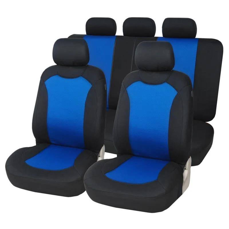 DZSFSTRHRRT Sitzbezüge Auto Autositzbezüge Universal für S80 II (124) Autositzbezüge Autositzkissen Autositzbezüge(Blue Full Set) von DZSFSTRHRRT