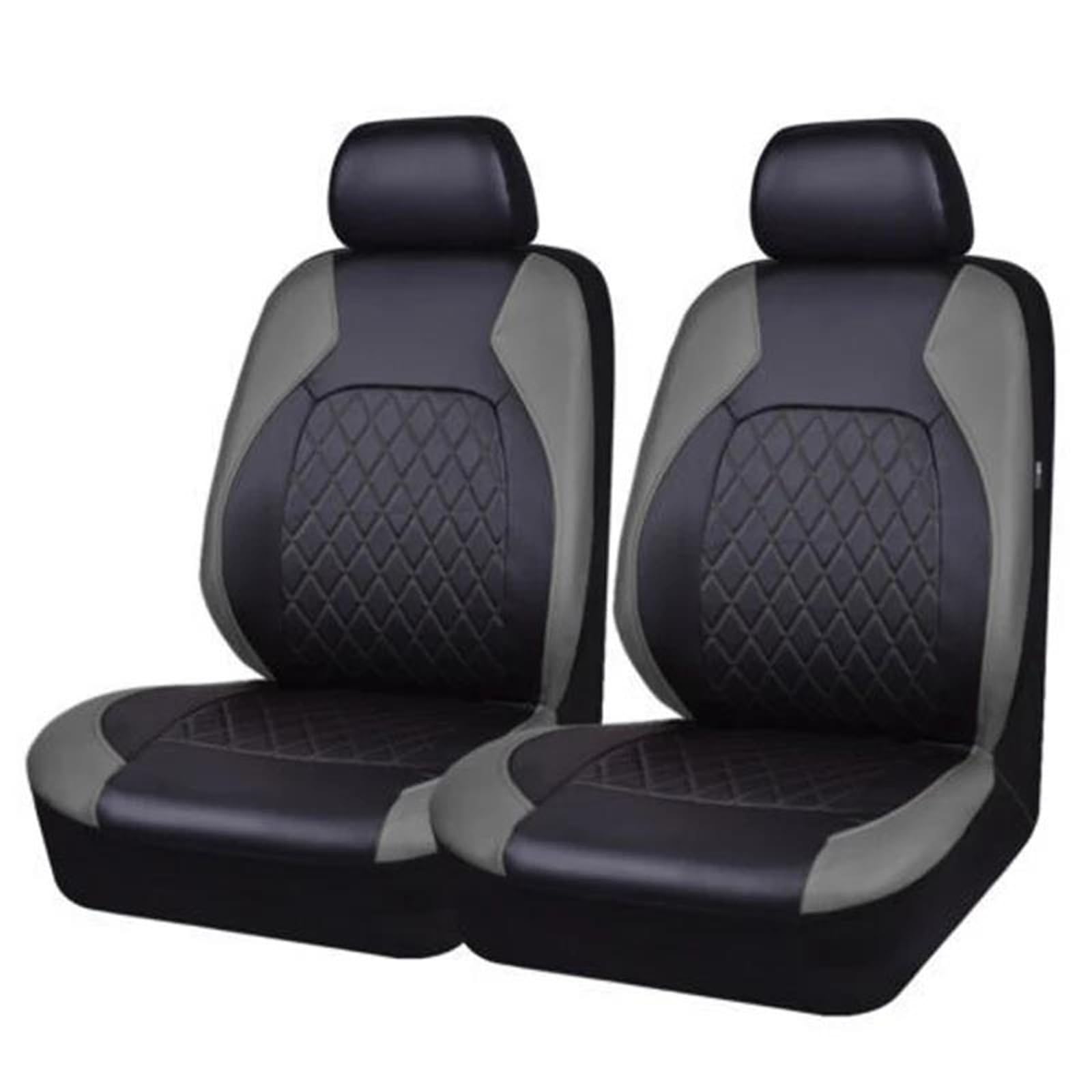 DZSFSTRHRRT Sitzbezüge Auto Autositzbezüge für Mitsubishi für Eclipse für Cross für ASX Full Surround Auto-Zubehör Autositzbezüge(Gray 2pcs) von DZSFSTRHRRT