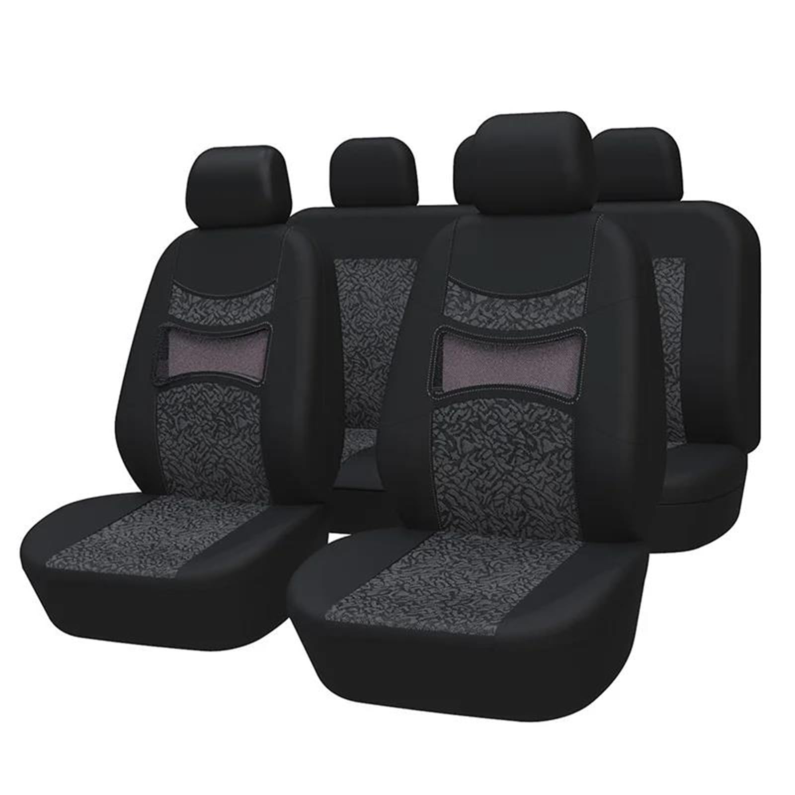 DZSFSTRHRRT Sitzbezüge Auto Autositzbezug, komplettes Set, universelle Sitzbezüge, Autositzschutz für Vauxhall Autositzbezüge(Grey) von DZSFSTRHRRT