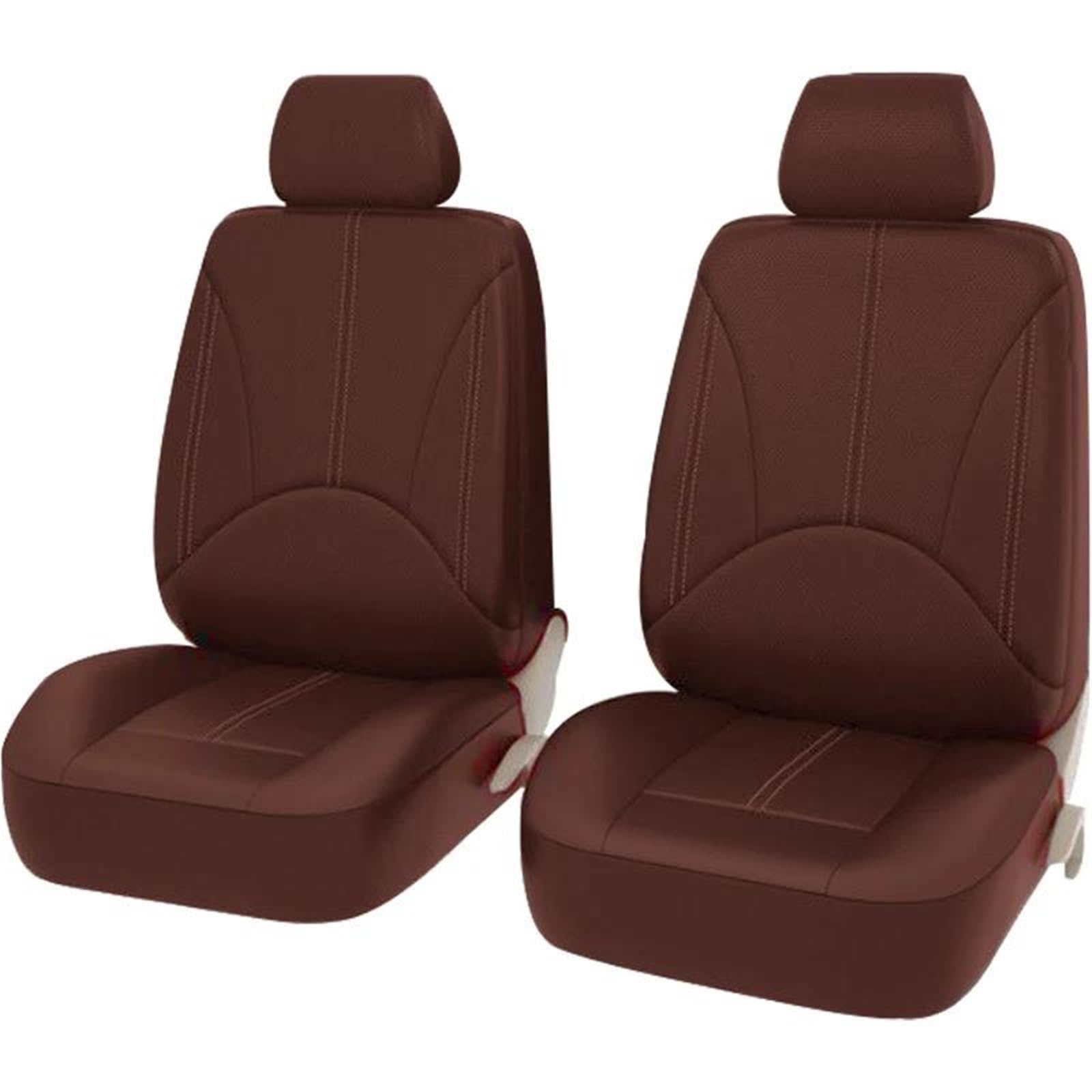 DZSFSTRHRRT Sitzbezüge Auto Autositzbezug für Chevy für Captiva für Covarz für Cruze Full Surround Auto Accsesories Autositzbezüge(2pcs-Coffee) von DZSFSTRHRRT