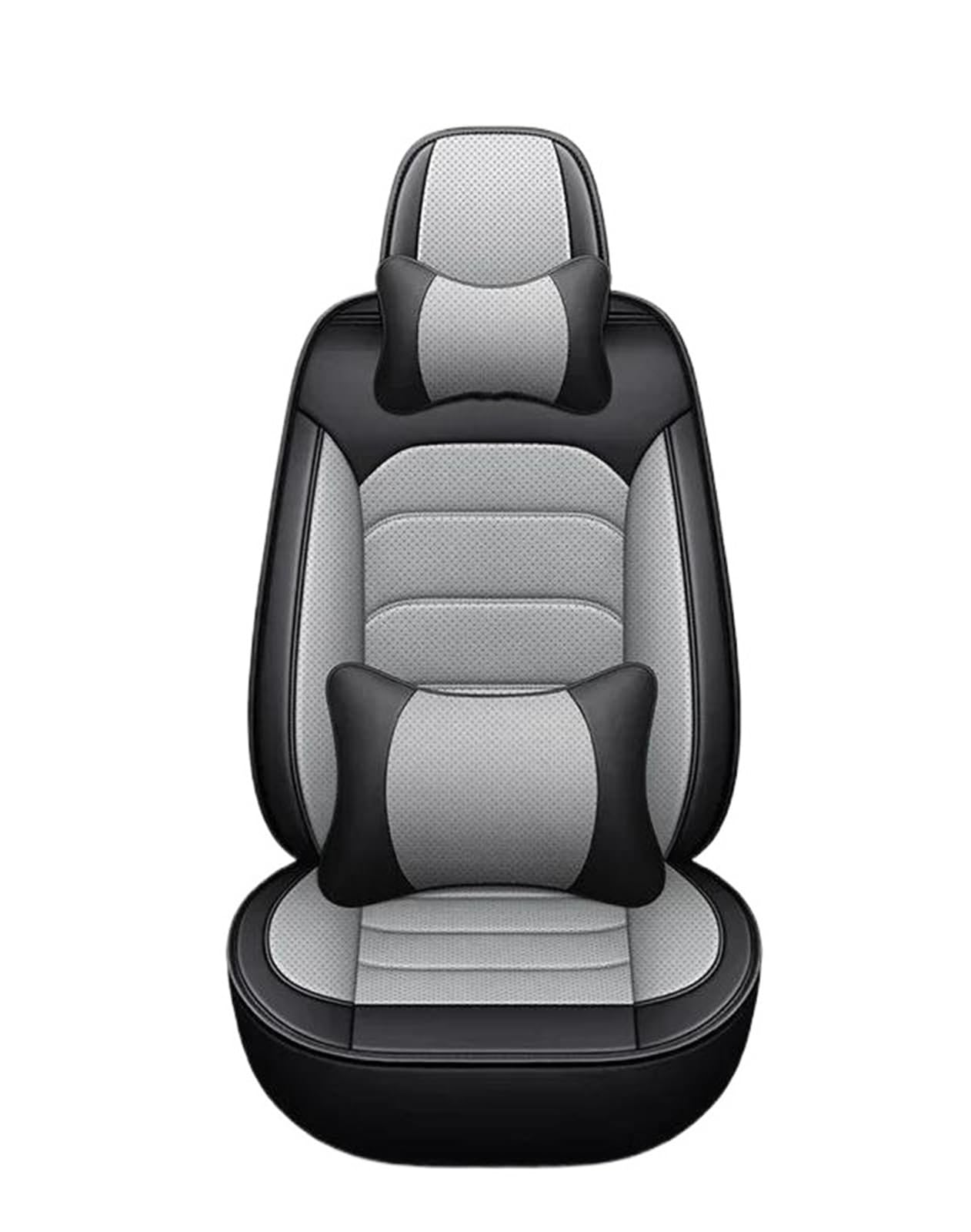 DZSFSTRHRRT Sitzbezüge Auto Autositzbezug für Citroen C4 für Picasso C3 C5 C6 Ds4 Ds5 Ds6 Ds7 Autozubehör Autositzbezüge(Gray+Pillow) von DZSFSTRHRRT