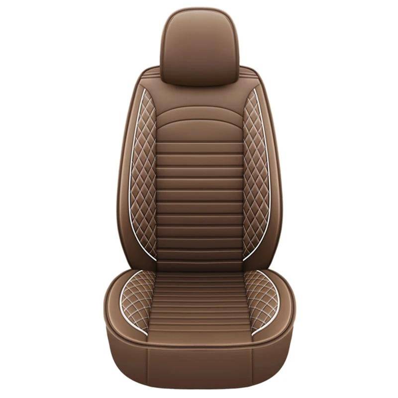 DZSFSTRHRRT Sitzbezüge Auto Autositzkissenbezug, kompletter Satz für Volvo für V40, Mittelausstattung, Innenausstattung Autositzbezüge(Brown 5 PCS) von DZSFSTRHRRT