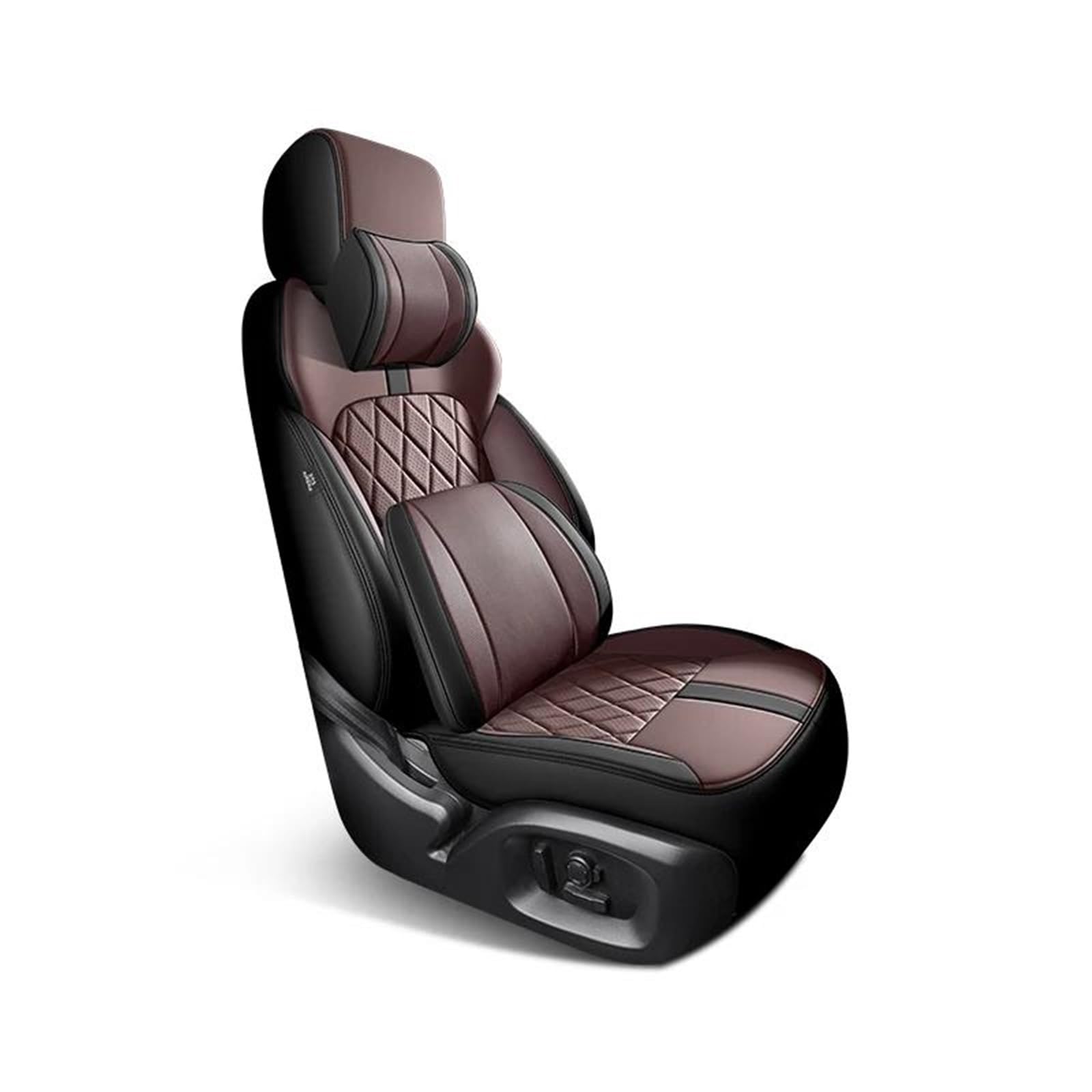 DZSFSTRHRRT Sitzbezüge Auto Komplettes Set Custom Leder Autositzbezüge für Volvo XC90 2007 2008 2009 2010 2011 2012 Auto Zubehör Innenausstattung Ersatz Autositzbezüge(BK red+backrest) von DZSFSTRHRRT