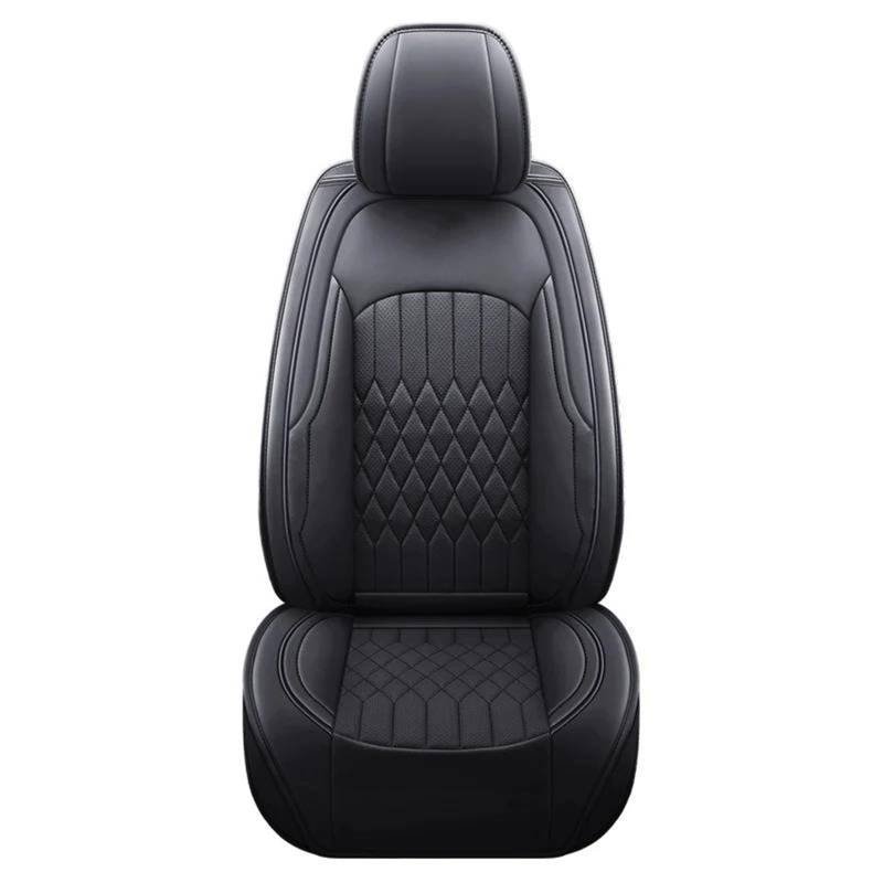 DZSFSTRHRRT Sitzbezüge Auto Luxus-Autositzbezüge aus PU-Leder für Mazda für CX5, Innenausstattung, Sitzbezug Autositzbezüge(Black 5PCS) von DZSFSTRHRRT