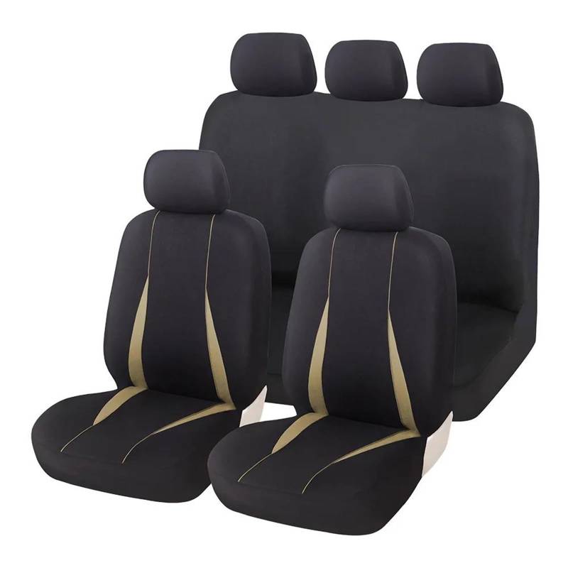 DZSFSTRHRRT Sitzbezüge Auto Stoff-Autositzbezüge-Set für Acura für MDX RDX ZDX RL TL CDX TLX TSX RSX Stuhlsitzpolster Autositzschutzkissen Autositzbezüge(A-Beige) von DZSFSTRHRRT