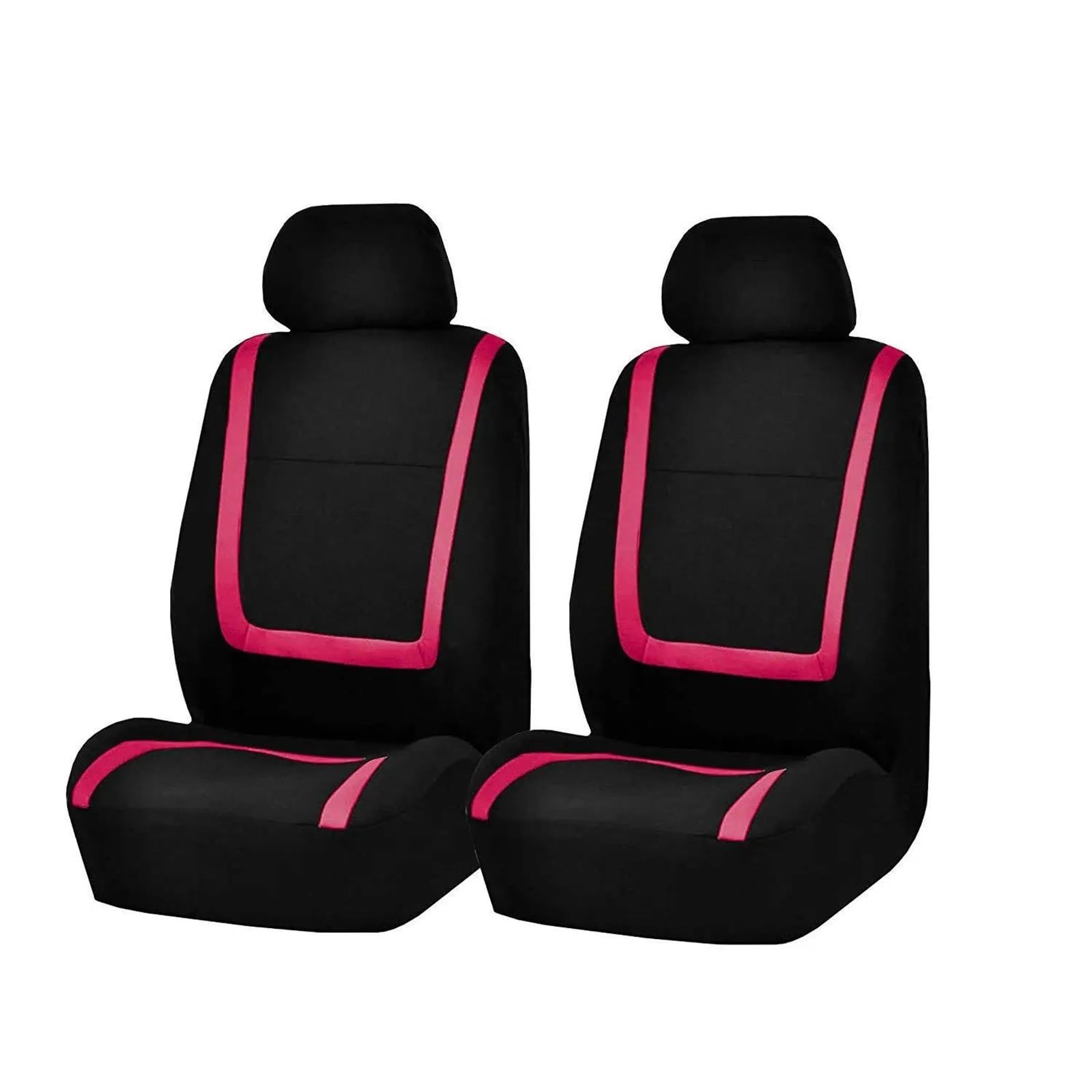 DZSFSTRHRRT Sitzbezüge Auto Stoff Autositzbezüge für Corsa für Adam für Insignia für Zafira Autositzkissenbezug Teile Autositzbezüge(2Seats-Pink) von DZSFSTRHRRT