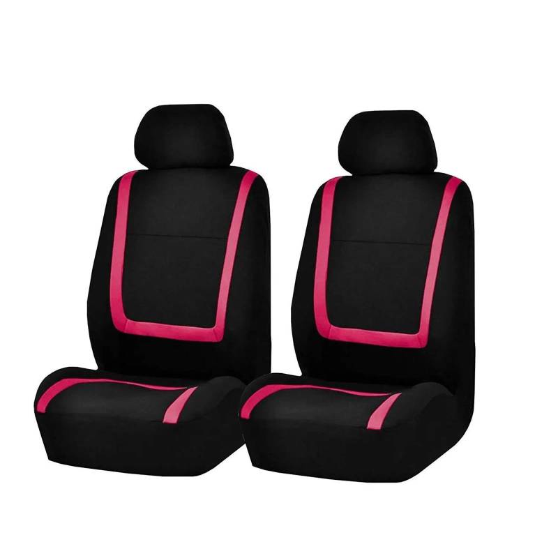 DZSFSTRHRRT Sitzbezüge Auto Stoff Autositzbezüge für Suzuki für Kizashi für Swift für Vitara für SX4 Automobilsitzkissen Schutzbezug Autozubehör Autositzbezüge(2Seats-Pink) von DZSFSTRHRRT