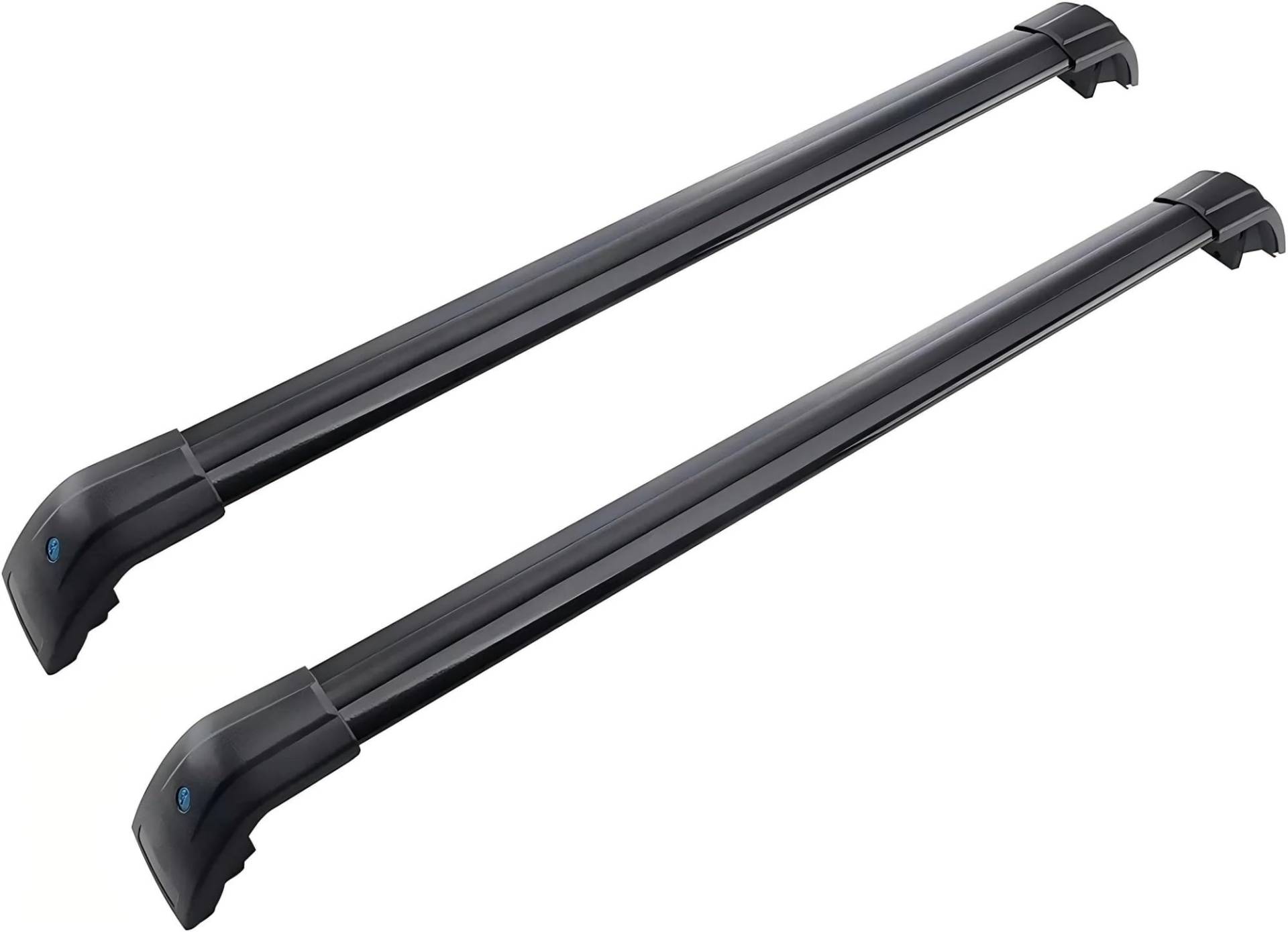 Dachträger 2PCS Kreuz Bar Für Subaru Für Forester Für Sport Für Touring 2025 Dach Schiene Rack Abschließbare Fracht Träger Riegel bar Gepäck Gepäckträger(Schwarz) von DZSFSTRHRRT