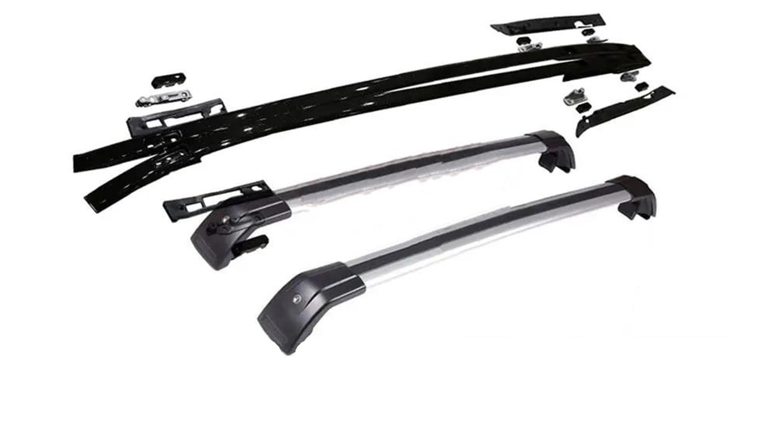 Dachträger 4PCS Dachrelingträger + Querträger Gepäckträger-Set für Land für Rover für Discovery für Sport 2015-2023 Gepäckträger von DZSFSTRHRRT