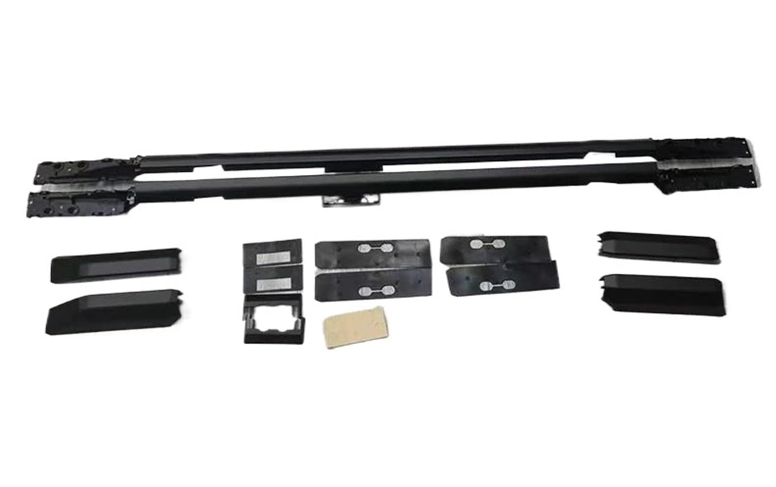 Dachträger Auto Dach Rack Für Land Für Cruiser Für Prado LC250 2023 2024 Schienen Bar Gepäck Träger Bars top Kreuz bar Rack Schiene Zubehör Gepäckträger(Schwarz) von DZSFSTRHRRT