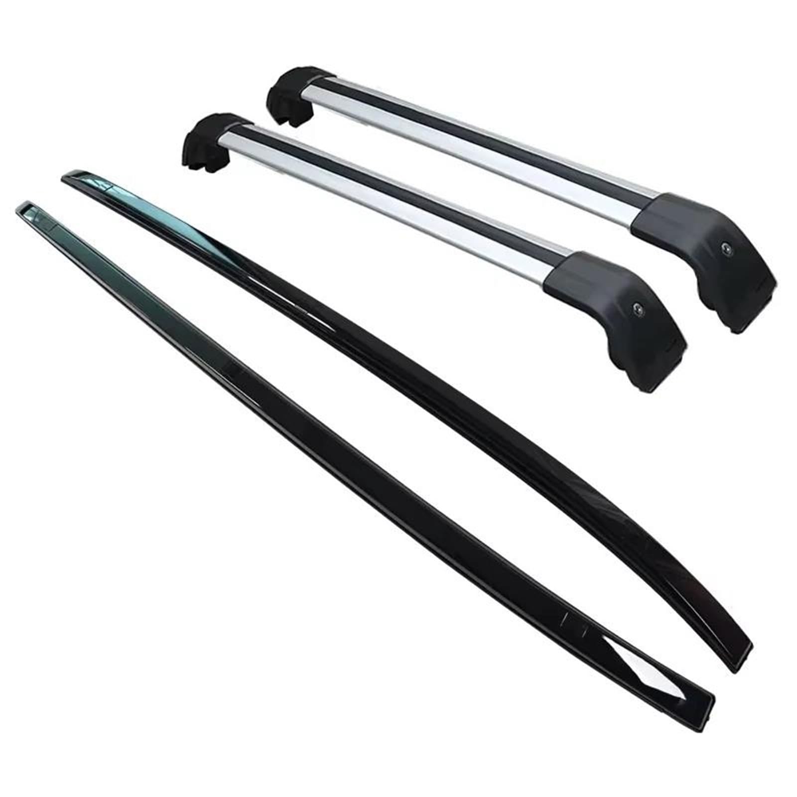 Dachträger Auto Dach Rack Für Toyota Für Corolla Für Cross 2020-2024 Schienen Bar Gepäck Träger Bars top Kreuz bar Rack Schiene Zubehör Gepäckträger(Black B) von DZSFSTRHRRT