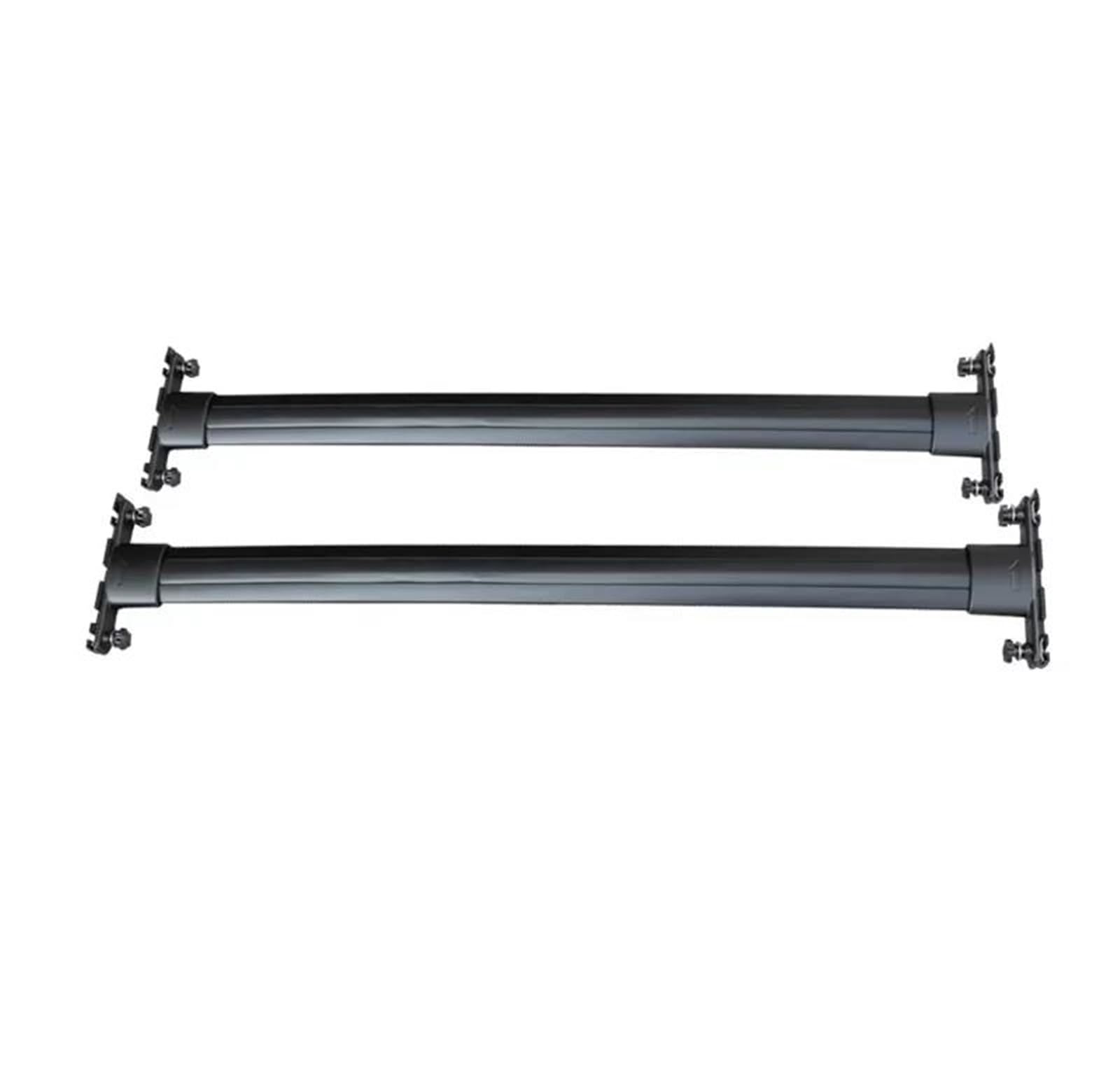 Dachträger Auto Dachträger Für Land Für Cruiser Für Prado FJ120 2003-2009 Schienen Bar Gepäckträger Bars Top Kreuz bar Rack Schiene Zubehör Gepäckträger(Cross bar Black) von DZSFSTRHRRT