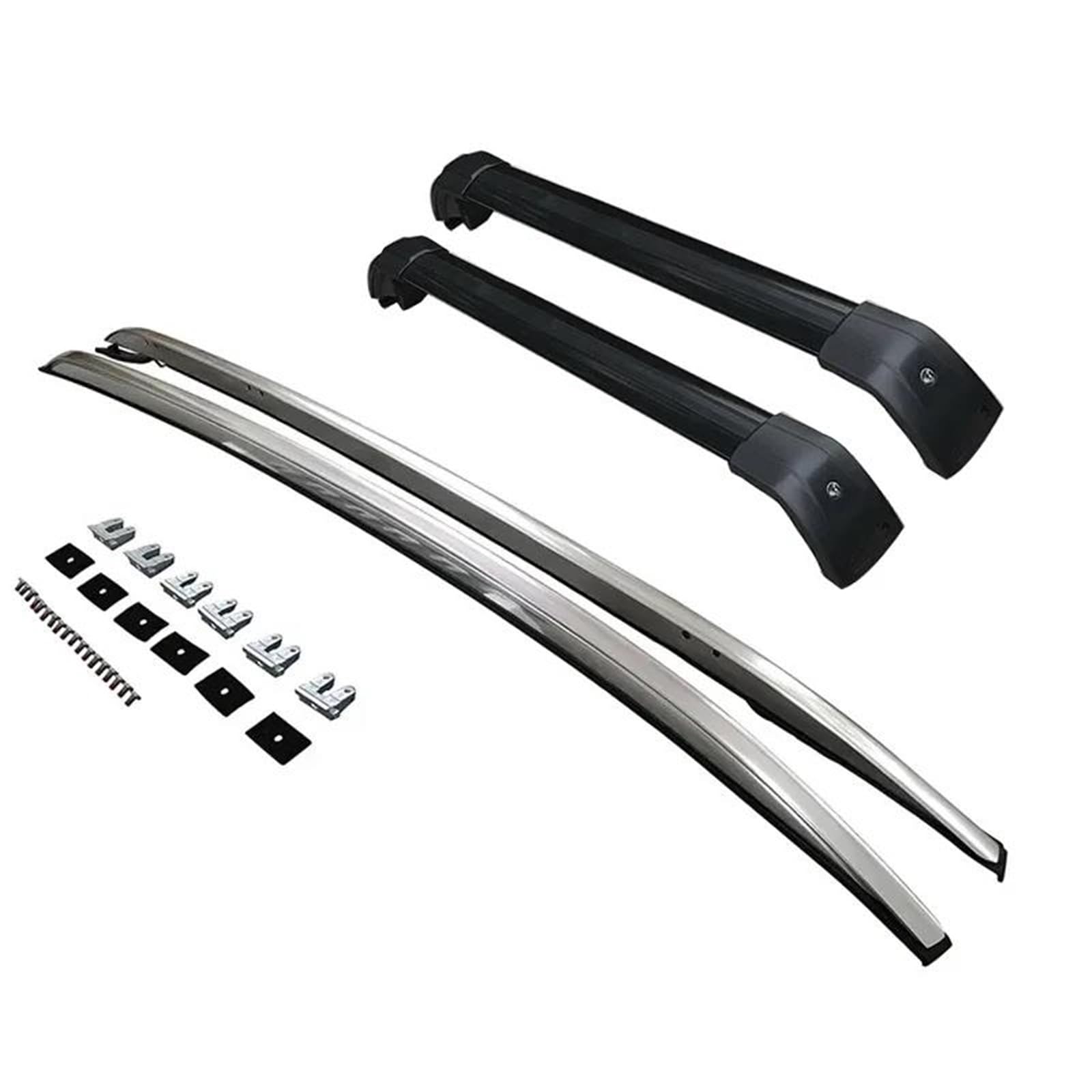 Dachträger Auto Dachträger Für Mazda CX-30 2020-2024 Schienen Bar Gepäckträger Bars obere Querstange Rack Schienenkästen Aluminium Gepäckträger(Silver C) von DZSFSTRHRRT