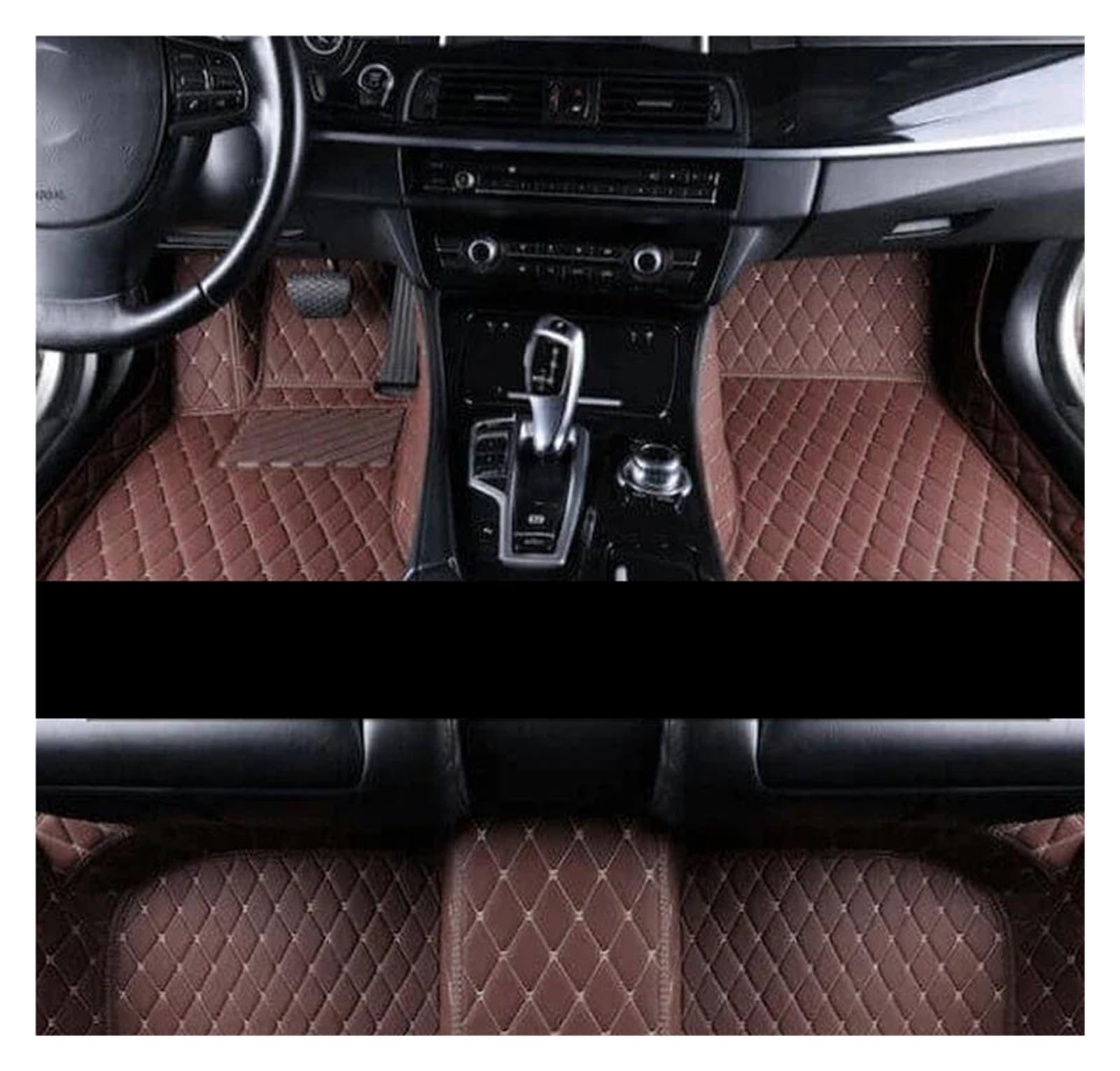 Fußmatten Für Kadjar 2015 2016 2017 2018 2019 Auto-Fußmatten Teppiche Interieur Leder Styling Dekoration Teile Autozubehör Auto Fußmatten(3ps Coffee,LHD) von DZSFSTRHRRT