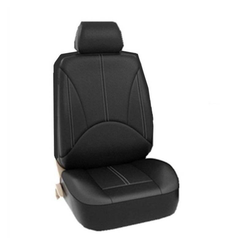 DZSGJNOF Pkw-Sitzbezüge Autositzbezug Leder Für Mercedes Für Benz Alle Modelle EC SLK G GLS GLC GLE GL ML GLK CLS SRAB CLK Auto Schonbezüge(Black 1 seat) von DZSGJNOF