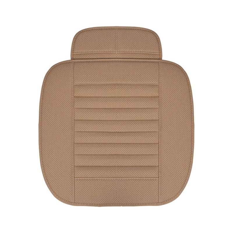 DZSGJNOF Pkw-Sitzbezüge PU Leder Auto Sitzbezug Sitzkissen Für Civic Für Accord Für Crosstour Für Elysion Für Fit Für Jade Für Jazz Auto Zubehör Auto Schonbezüge(Beige 1 Seat) von DZSGJNOF