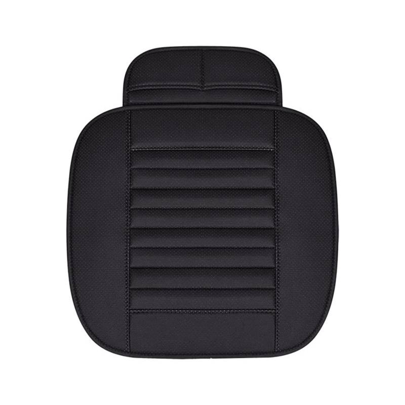 DZSGJNOF Pkw-Sitzbezüge PU Leder Auto Sitzbezug Sitzkissen Für Hyundai I30 I40 Für Tucson Für Solaris Für Sonata Für Creta Für Encino Auto Zubehör Auto Schonbezüge(Black 1 Seat) von DZSGJNOF