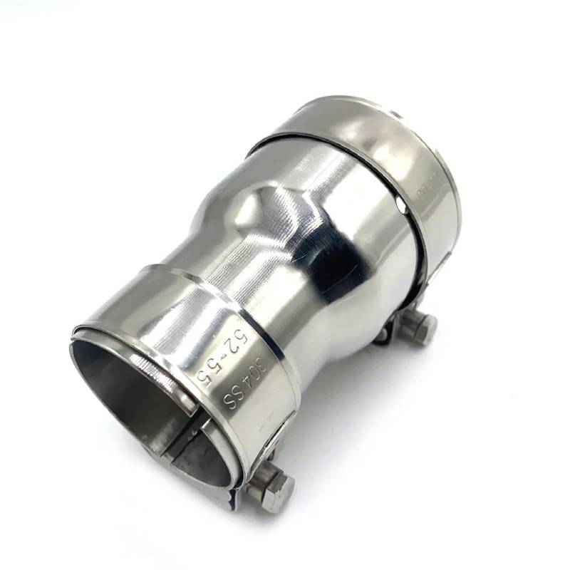 Auspuffblenden Universal Auto Motorrad Zubehör Edelstahl Auspuffrohr Reduzieradapter Auspuff Pipeline Geschweißtes Rohr Endrohrblenden(51MM-51MM) von DZSHONGXINSM