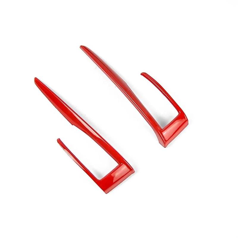 Car Trim Interior Strips 2PCS Auto Zentrale Steuerung Panel Automatische Schalthebel Abdeckung Trim für Civic 10th 2016 2017 2018 Auto Zubehör(Rot) von DZSHONGXINSM