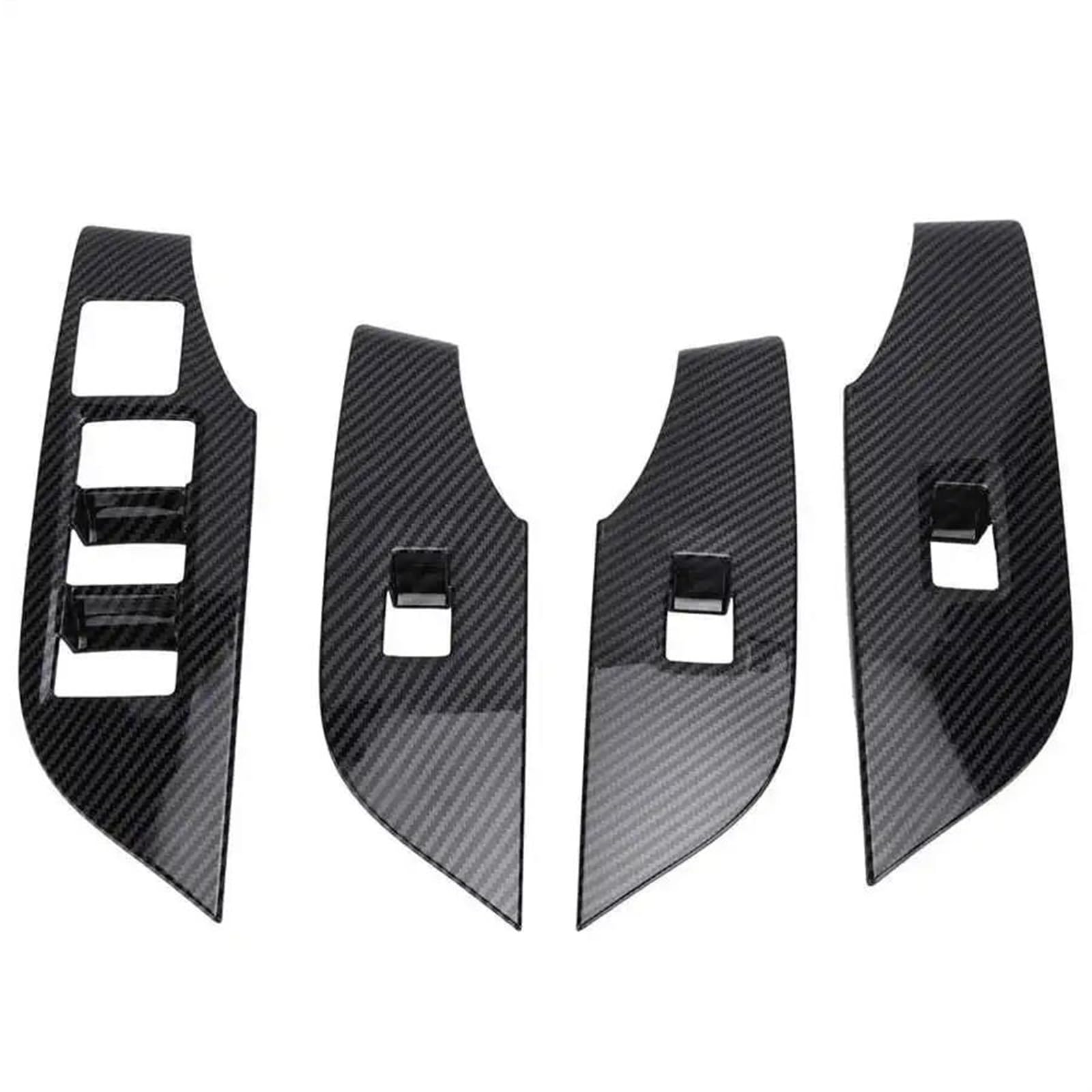 Car Trim Interior Strips 4 stücke Fenster Schalter Panel Trim Rahmen Dekor Ersatz für Toyota für RAV4 2019 2020 2021 Links Auto Styling von DZSHONGXINSM