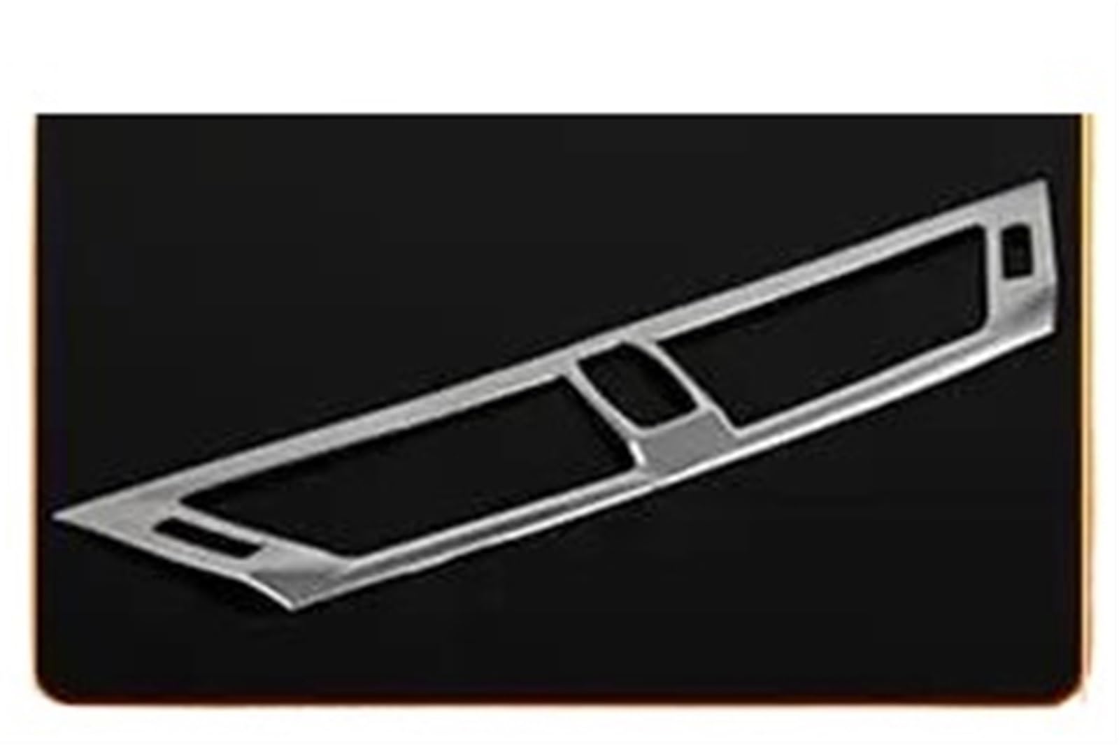 Car Trim Interior Strips Auto Styling Navigation Bedienfeld Klimaanlage Steckdose dekorative Rahmen Aufkleber Abdeckung Trim für X1 E84 Auto Zubehör(Silver D) von DZSHONGXINSM