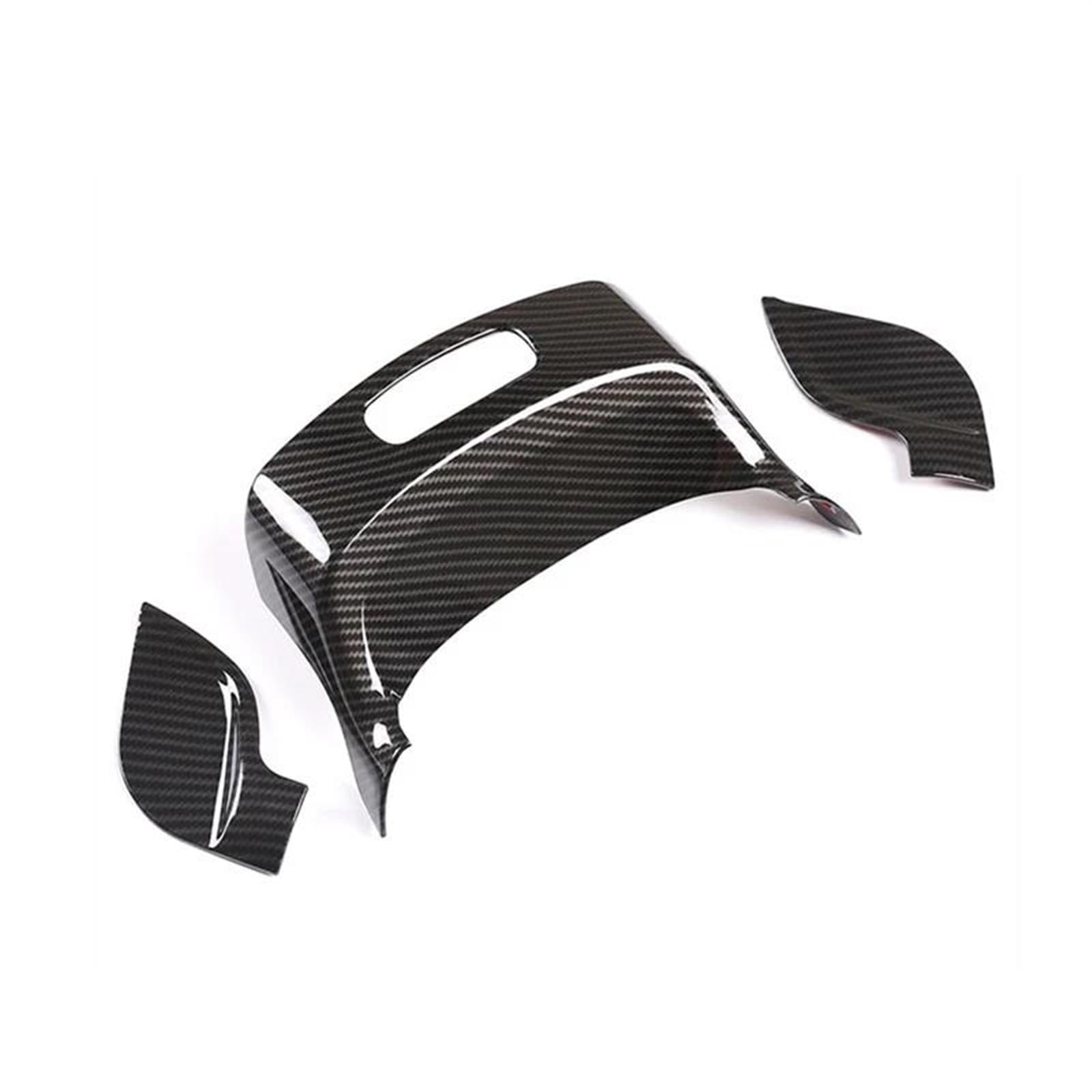 Car Trim Interior Strips Center Console Armlehne Box Schalter Rahmen Dekoration Abdeckung Trim 3Pcs Für Mercedes Für Benz B Klasse Für GLB W247 2020(Kohlenstoff-Look) von DZSHONGXINSM