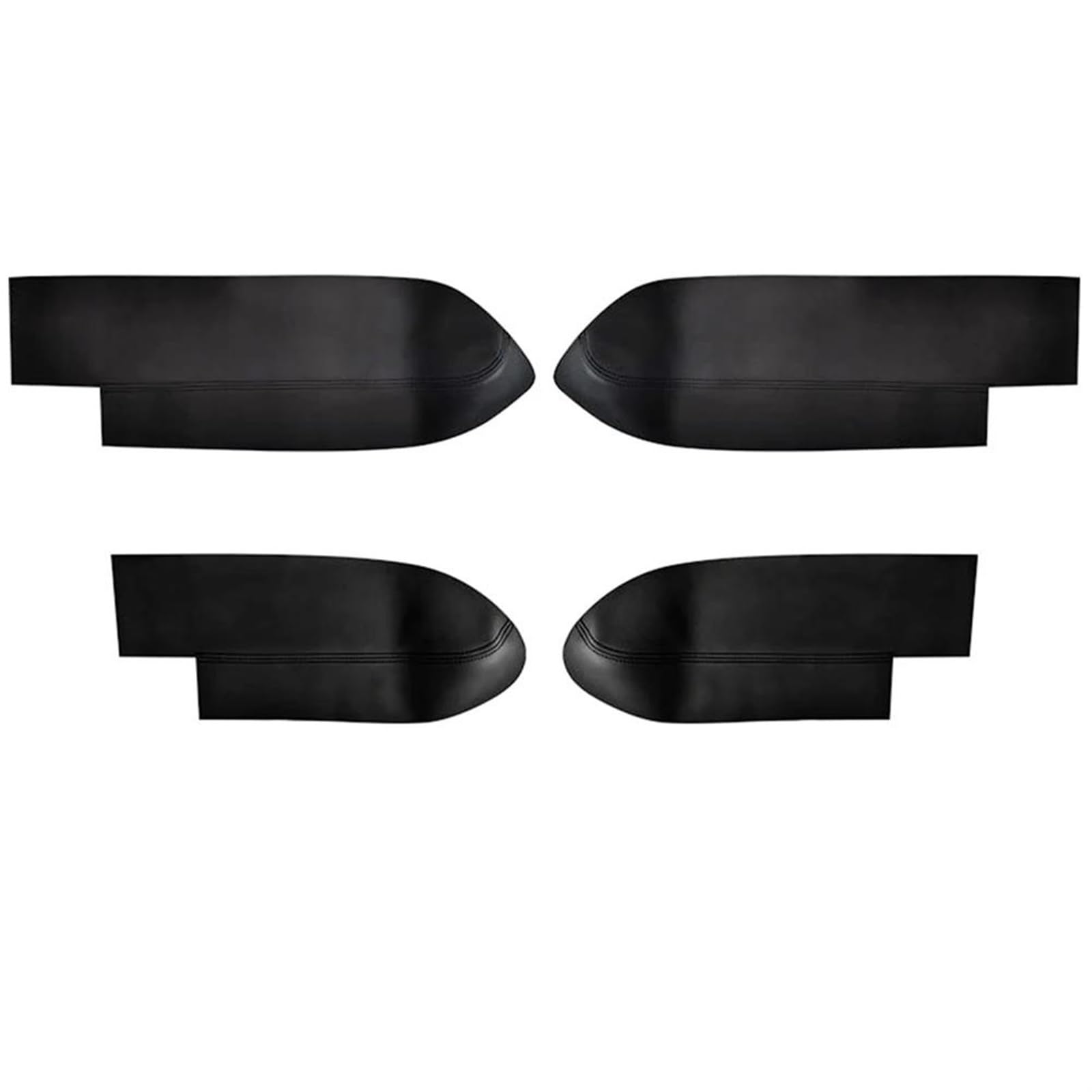 Car Trim Interior Strips Für CRV 2007 2008 2009 2010 2011 Mikrofaser Leder Auto Türgriff Panel Armlehne Abdeckung Schutz Trim Auto Zubehör(4pcs B) von DZSHONGXINSM