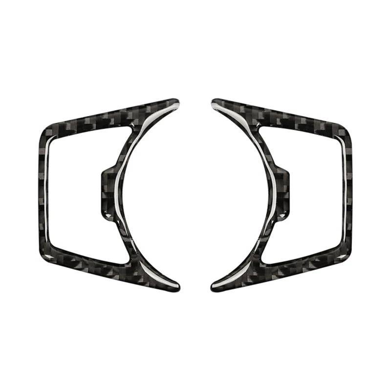 Car Trim Interior Strips Für Ford Für Mustang GT 2015-2021 Auto Scheinwerfer Schalter Abdeckung Trim Aufkleber Dekoration Rahmen Auto Innen Zubehör(Schwarz) von DZSHONGXINSM