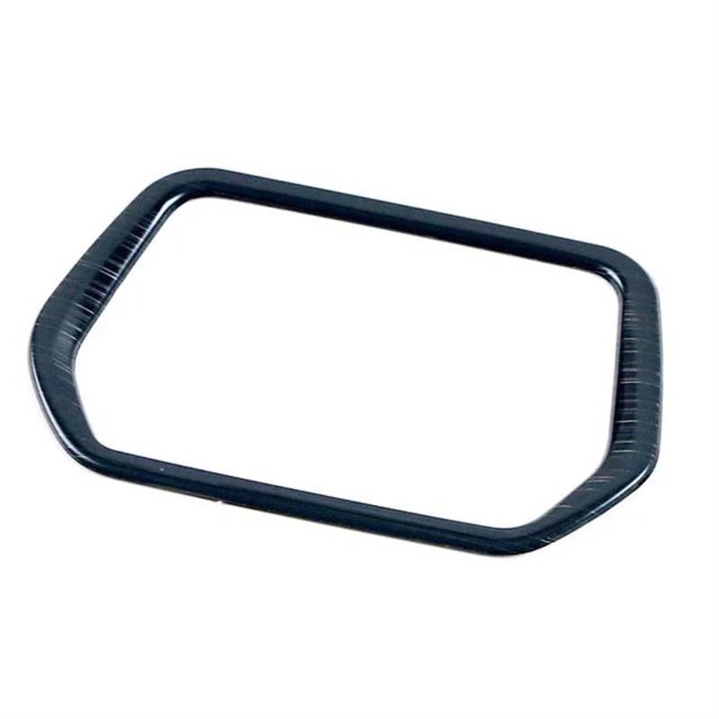 Car Trim Interior Strips Für VW ID.4 ID4 2021 2022 2023 Auto Scheinwerfer Schalter Taste Rahmen Ring Abdeckung Trim Innen Teil Refit Aufkleber(Brushed Black) von DZSHONGXINSM