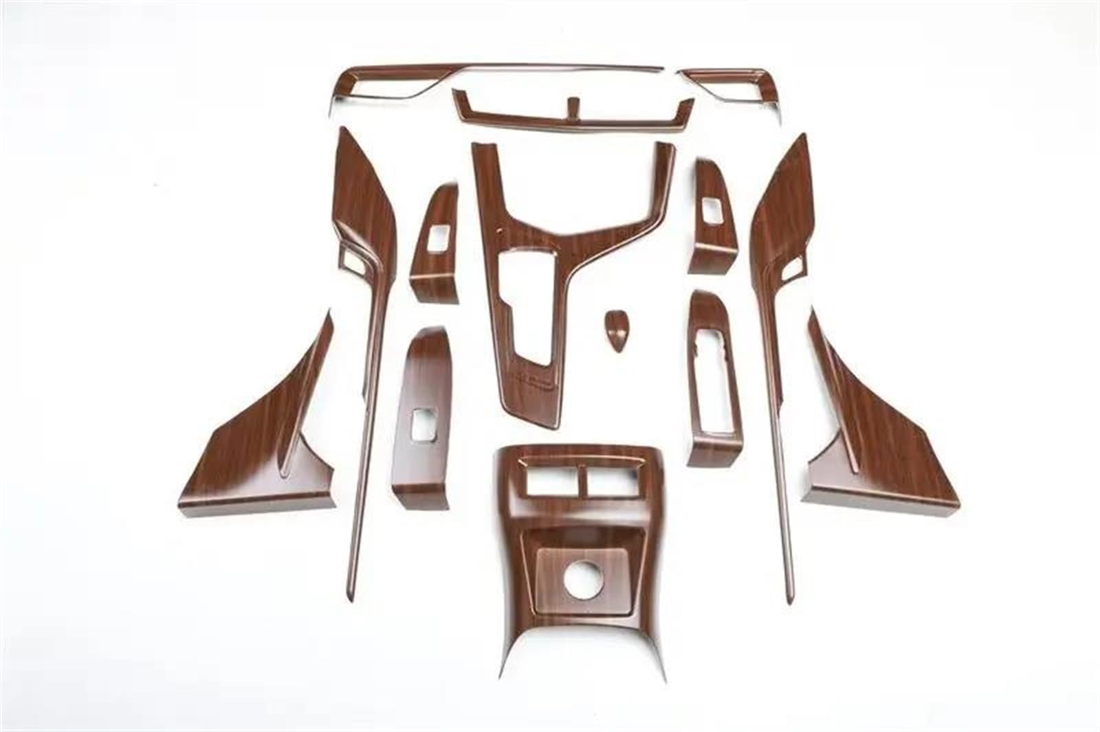 Car Trim Interior Strips Getriebe Shift Box Panel Outlet Trim für Cadillac XT4 2020 2021 2022 Dekorieren Zubehör ABS Mittelkonsole Aufkleber(Wood grain) von DZSHONGXINSM