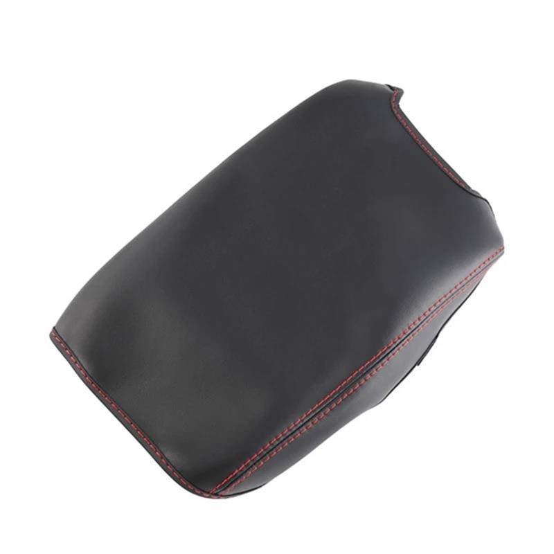 Car Trim Interior Strips Leder Center Console Armlehne Box Schutzhülle Dekoration Abdeckung Trim Für A6 C8 2019-2021 Auto Styling Zubehör(Schwarz) von DZSHONGXINSM