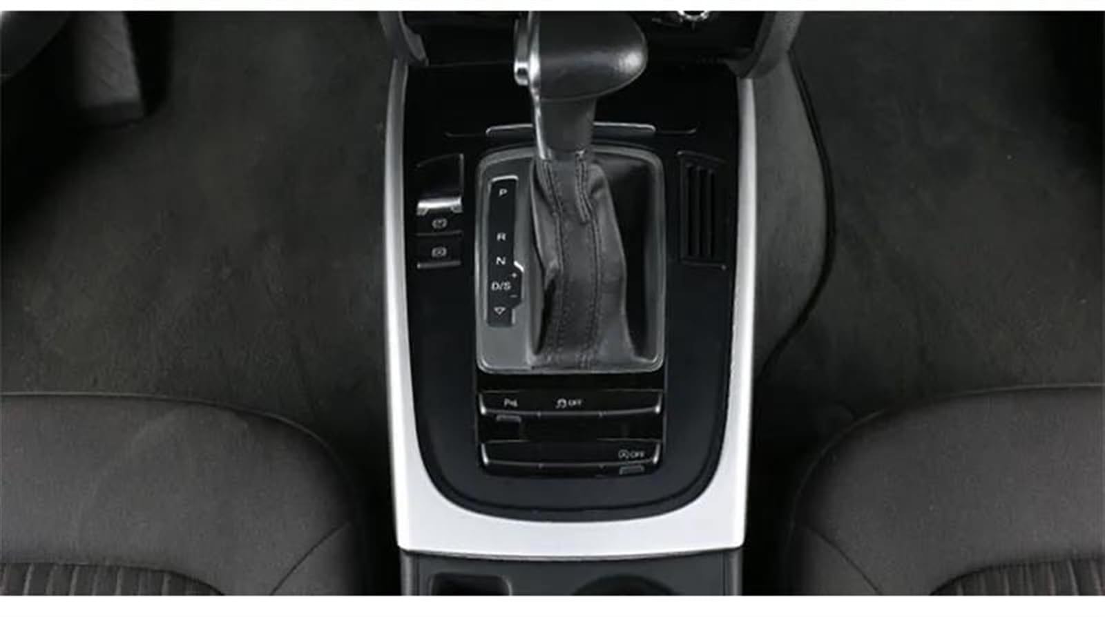 Car Trim Interior Strips Mittelkonsole Schalttafel Rahmen Dekoration Abdeckung Trim Für Q5 8R 2009-2017 Auto Styling Innen Geändert Zubehör(Silber) von DZSHONGXINSM