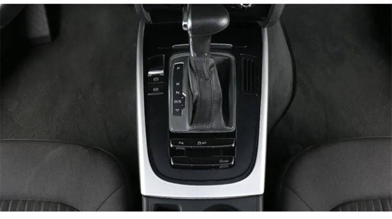 Car Trim Interior Strips Mittelkonsole Schalttafel Rahmen Dekoration Abdeckung Trim Für Q5 8R 2009-2017 Auto Styling Innen Geändert Zubehör(Silber) von DZSHONGXINSM