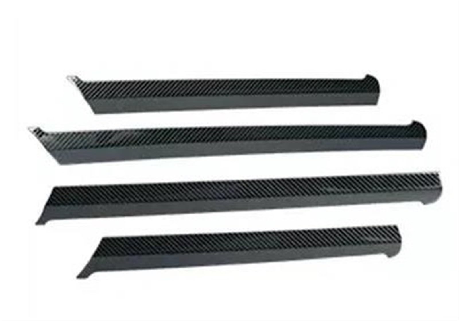 Car Trim Interior Strips Türgriff Rahmen Auto Tür Innen streifen Dekoration Panel Abdeckung Aufkleber Trim Für q7 4L 2006-2015 Auto Styling Zubehör(D Carbon look) von DZSHONGXINSM