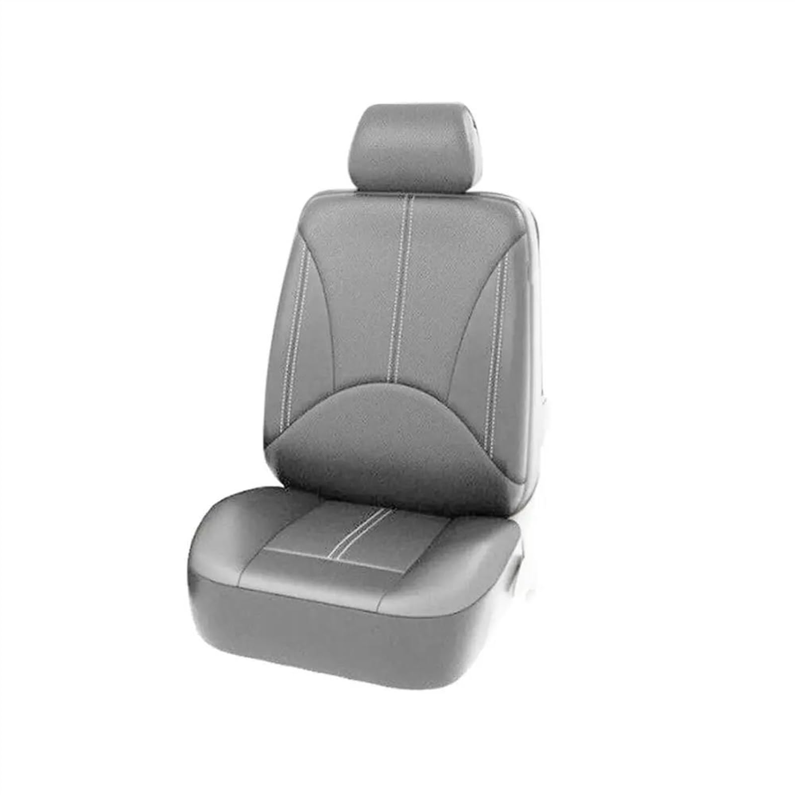 DZSHONGXINSM Sitzbezüge Auto Benutzerdefinierter Leder-Autositzbezug Für NISSAN Für Paladin Für KICKS Für MAXIMA Für Murano Für LANNIA Sitzschutz Sitzbezügesets(1 seat grey) von DZSHONGXINSM