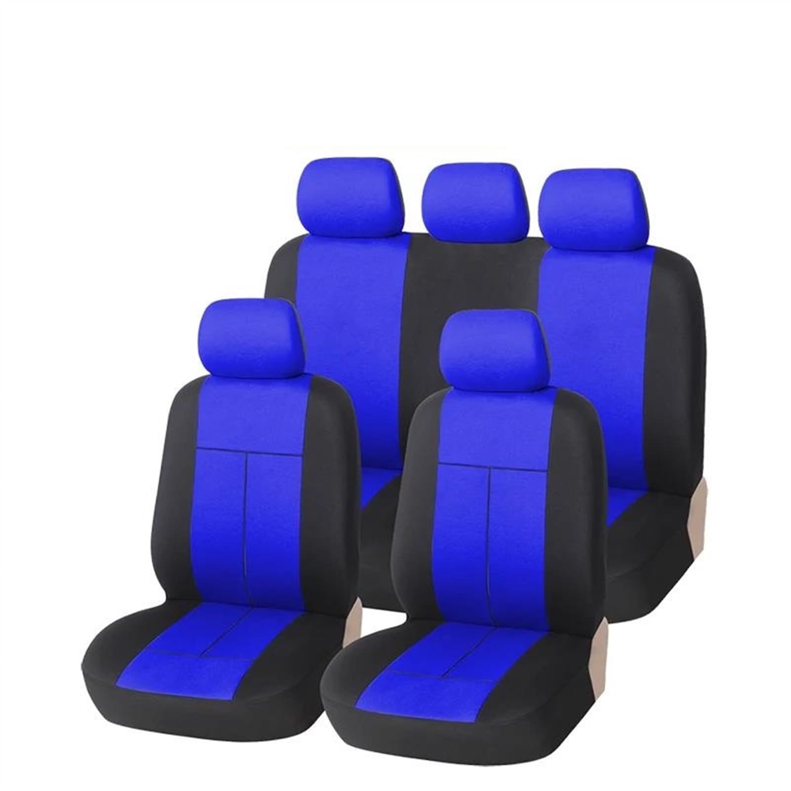 DZSHONGXINSM Sitzbezüge Auto Für Ford Für Explorer Vollständiger Satz Autositzbezüge Mit Airbag Und Split-kompatibel, Universell Passend Für Autos/SUVs Sitzbezügesets(5 seats-blue) von DZSHONGXINSM