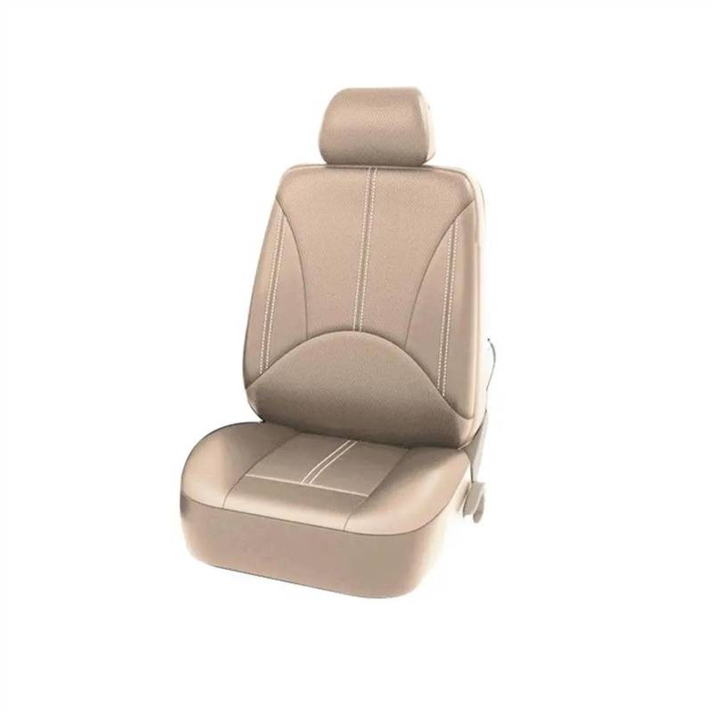 DZSHONGXINSM Sitzbezüge Auto Leder-Autositzbezug-Zubehör Für Benz Für W212 Ml W164 W203 W205 W163 W204 W210 Cla W169 Gl X164 W211 E-Klasse Gla Cla Sitzschutz Sitzbezügesets(1 seat beige) von DZSHONGXINSM