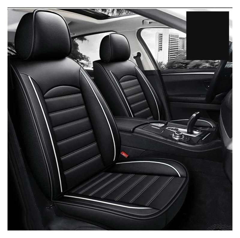 DZSHONGXINSM Sitzbezüge Auto Universal Autositzbezug Innendetails Für MAZDA Für 3 CX-5 2 5 6 CX-3 CX-4 CX-7 CX-9 MX-5 RX-8 Autozubehör Sitzschutz Sitzbezügesets(Black White) von DZSHONGXINSM
