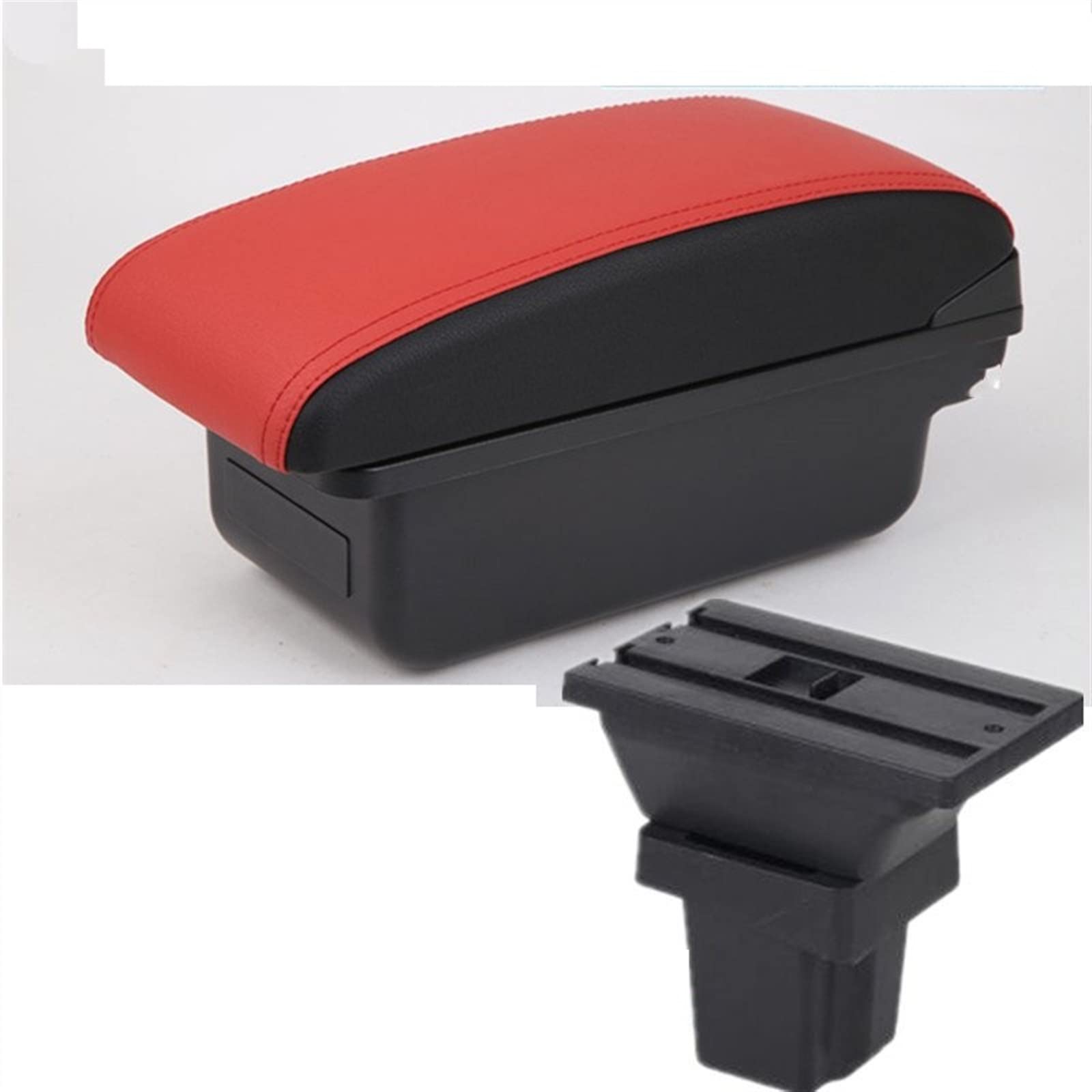 Handschuhfach Aufbewahrung Armlehnenbox Für Holden Für Trax Für Tracker Central Inhaltsbox Mit Dekorationsartikeln Speichern USB-Schnittstelle Mittelkonsole Aufbewahrungsbox(A Red black No USB) von DZSHONGXINSM