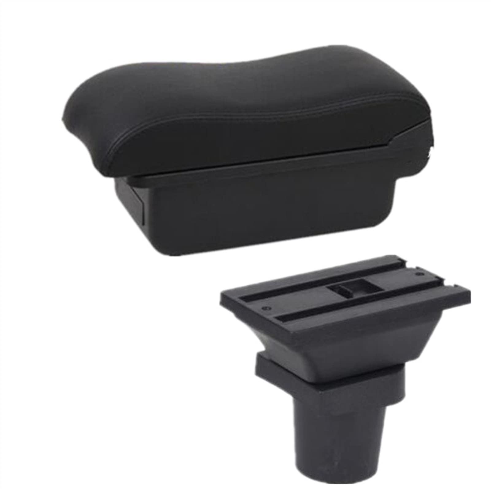 Handschuhfach Aufbewahrung Für Mitsubishi Für Mirage Space Star 2014–2018 Armlehnenbox Für Mitsubishi Für Attrage Für Mirage Car Armrest Central Storage Box Mit USB Mittelkonsole Aufbewahrungsbox(A bl von DZSHONGXINSM